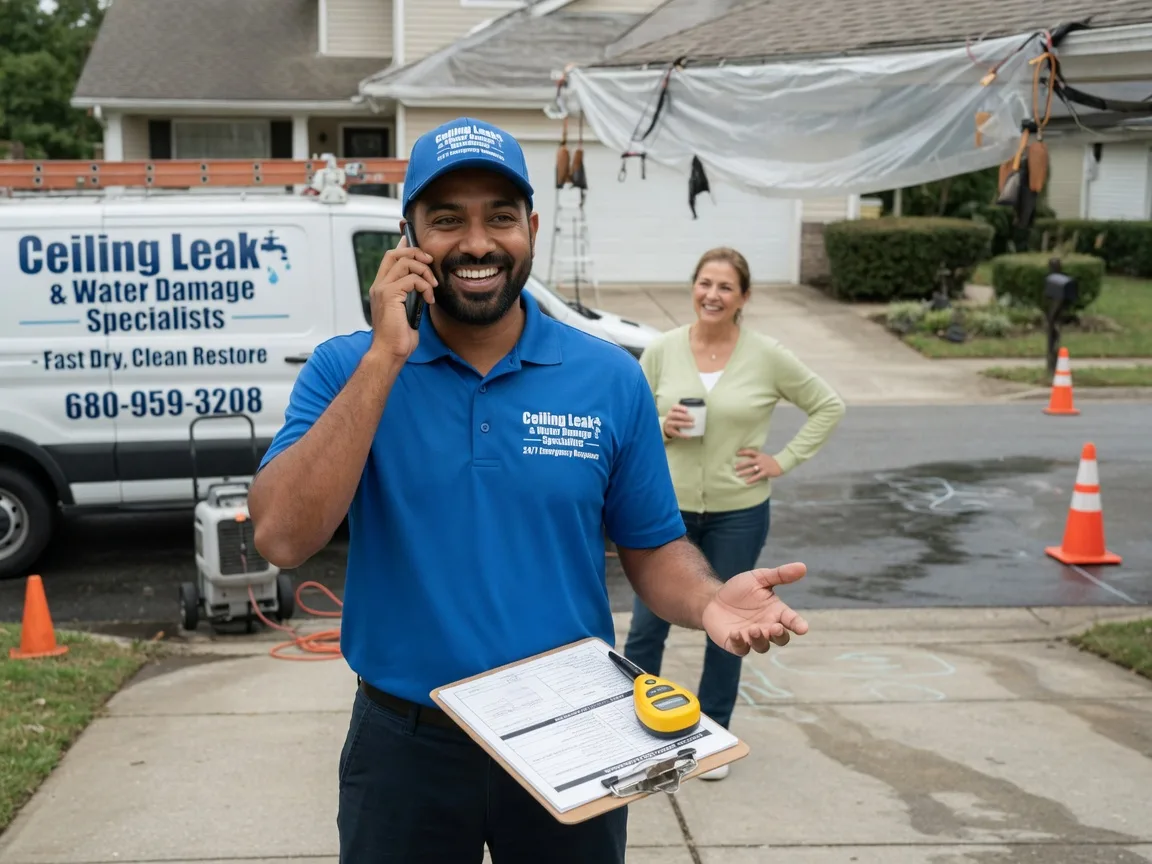Ceiling Leak Cleanup Merry Hill, NC FAQs